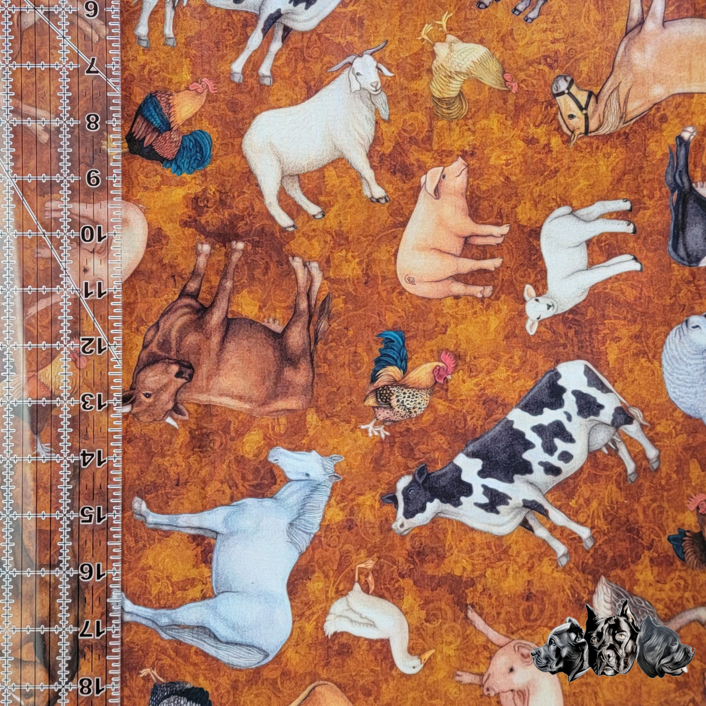 Farm Animals Scrunchie