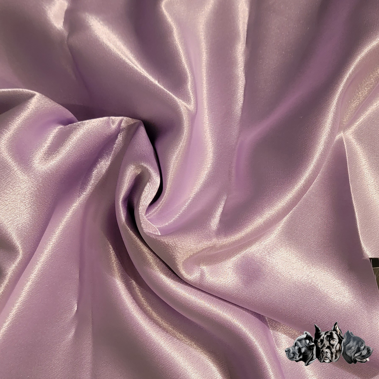 Lavender Satin Scrunchie