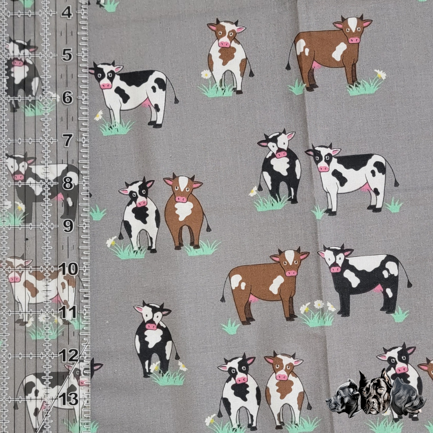 Cow Friends Scrunchie