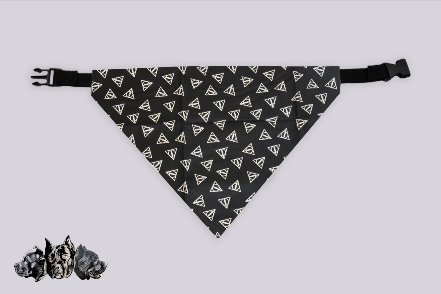 Deathly Hallows Doggy Slip On Bandana