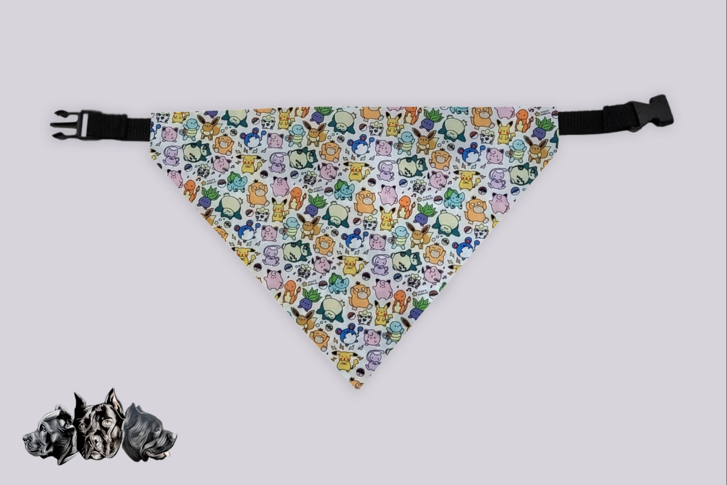 Pokemon Doggy Slip On Bandana