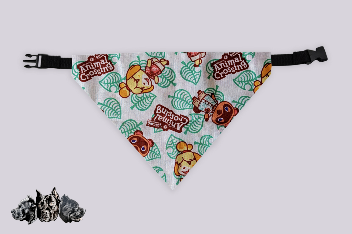 Animal Crossing Doggy Slip On Bandana