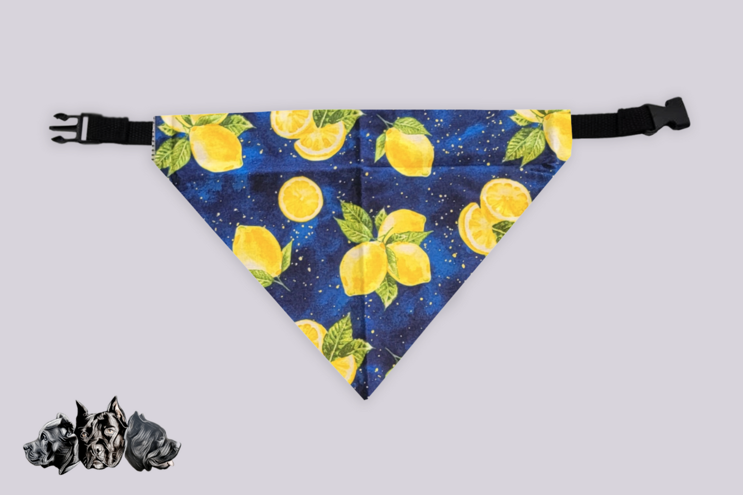 Lemons Doggy Slip On Bandana