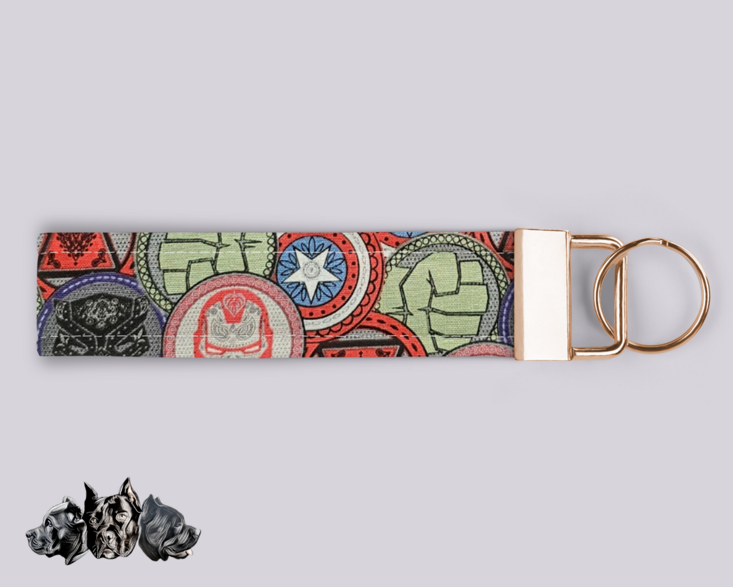 Marvel Shields Keyfob