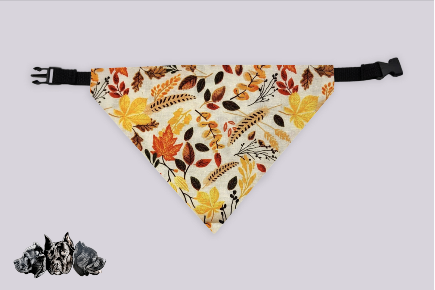 Wheat Ribbon Doggy Slip On Bandana