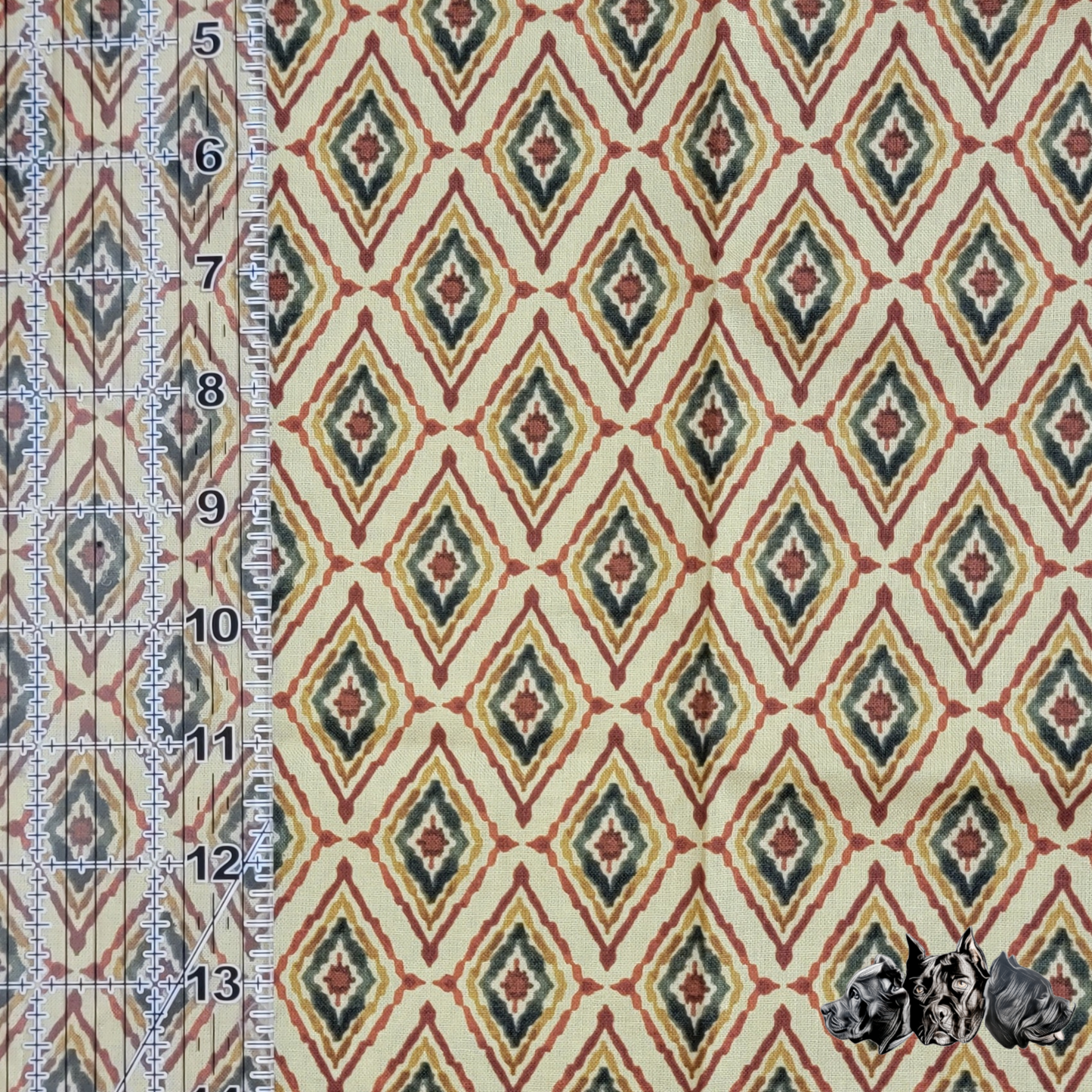 Rhombus Doggy Slip On Bandana