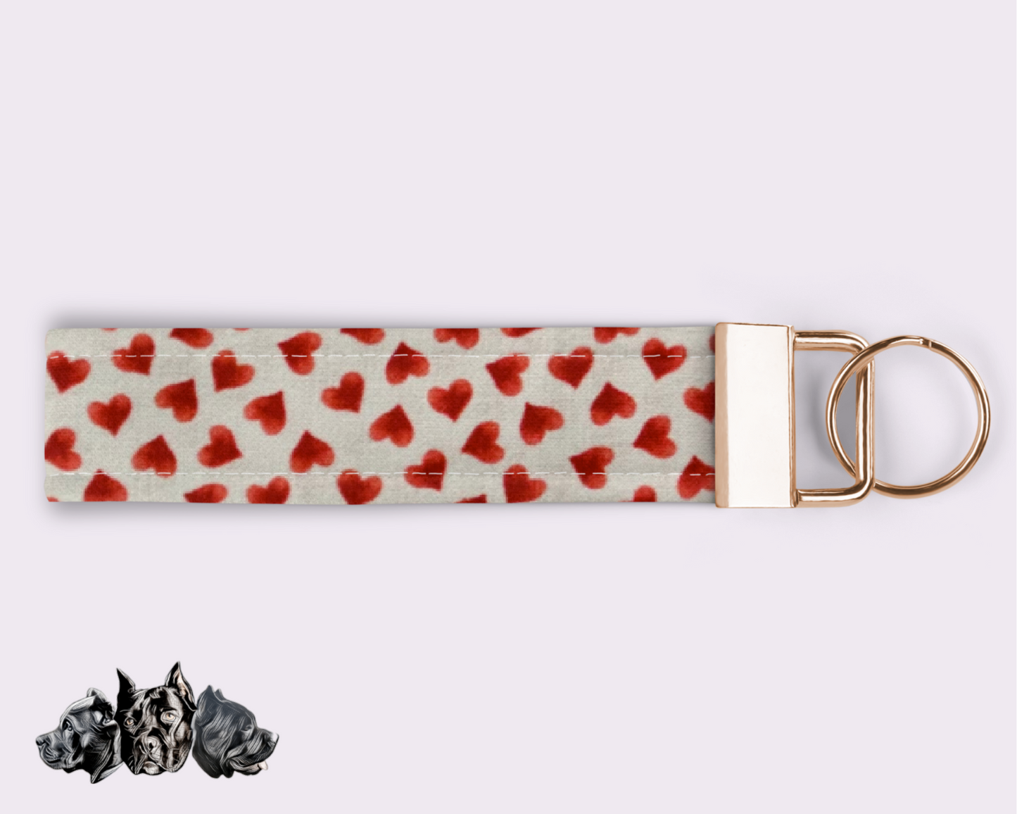 Hearts Keyfob