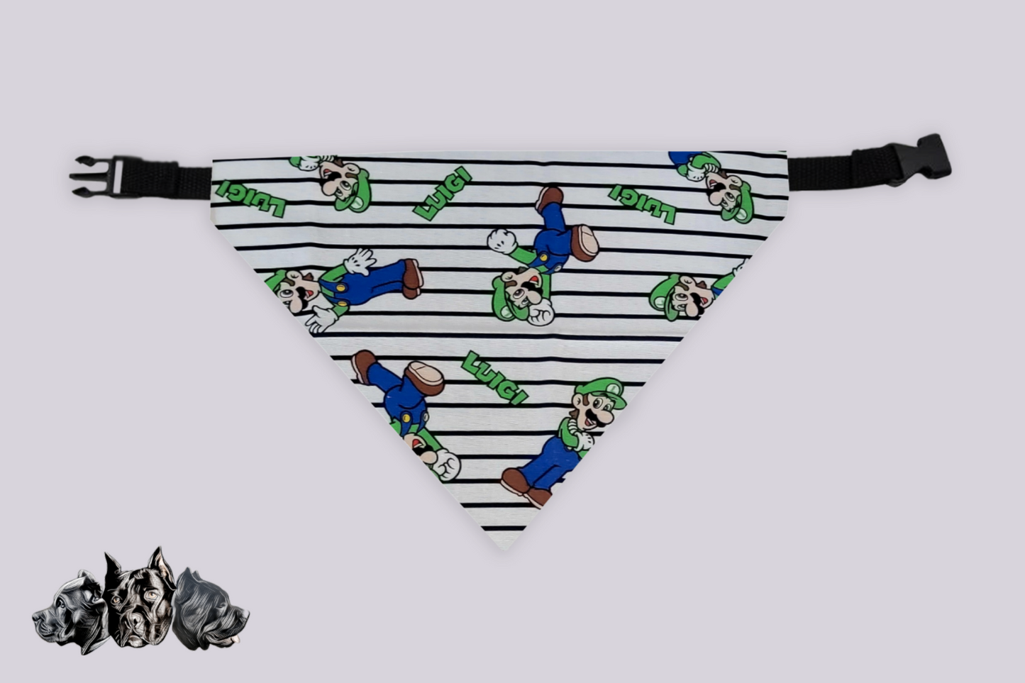 Luigi Doggy Slip On Bandana