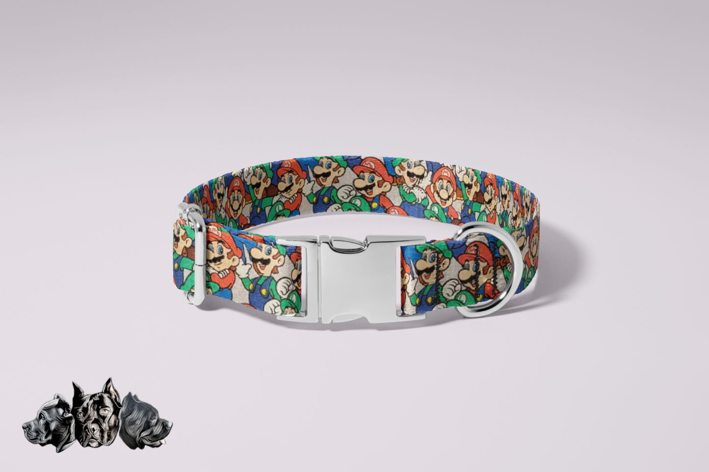 Mario & Luigi Print Collar