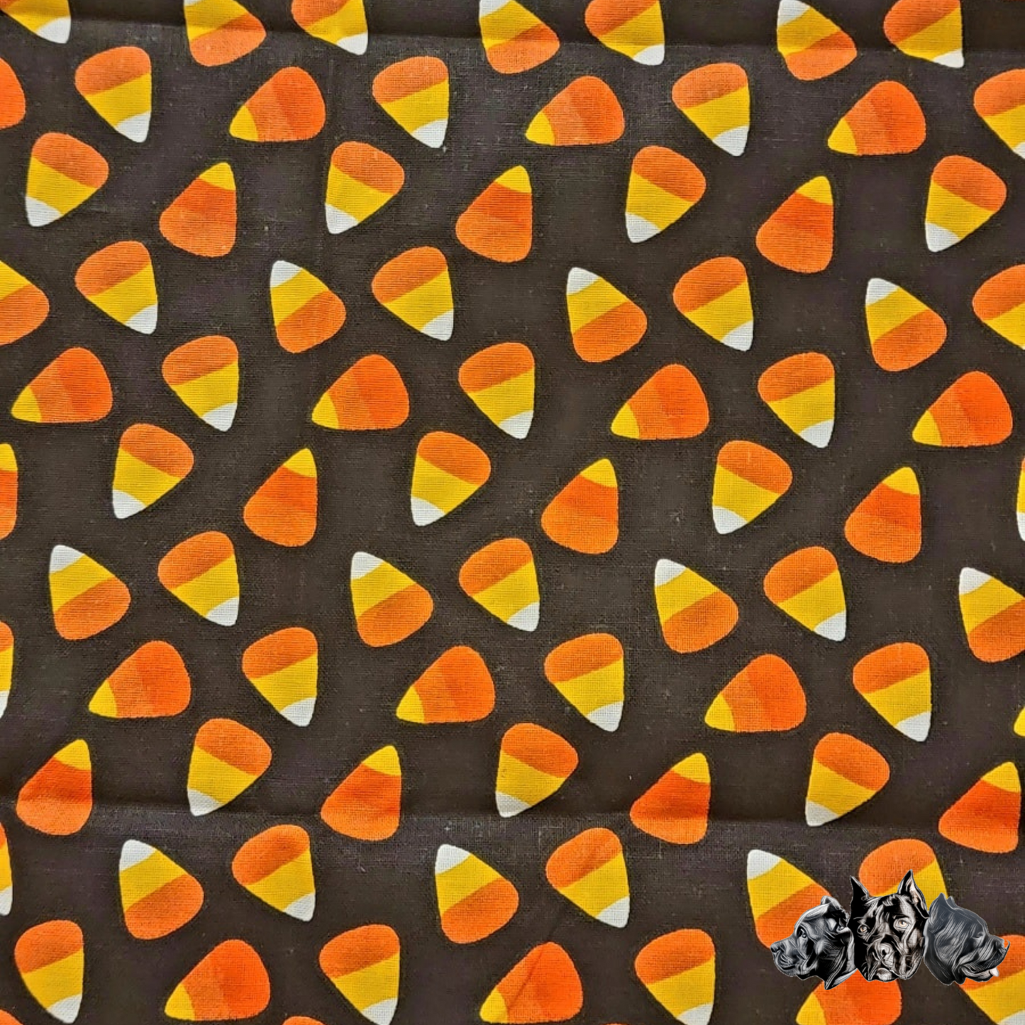 Candy Corn Doggy Slip On Bandana