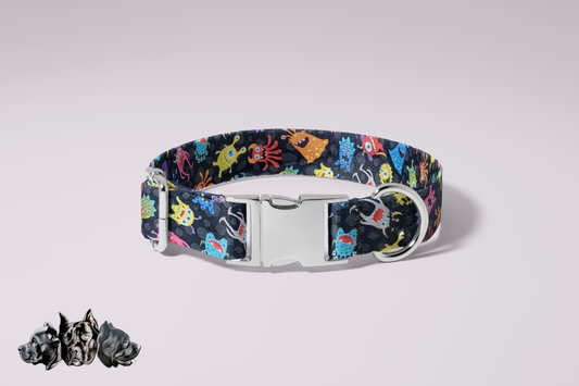 Monster print Collar