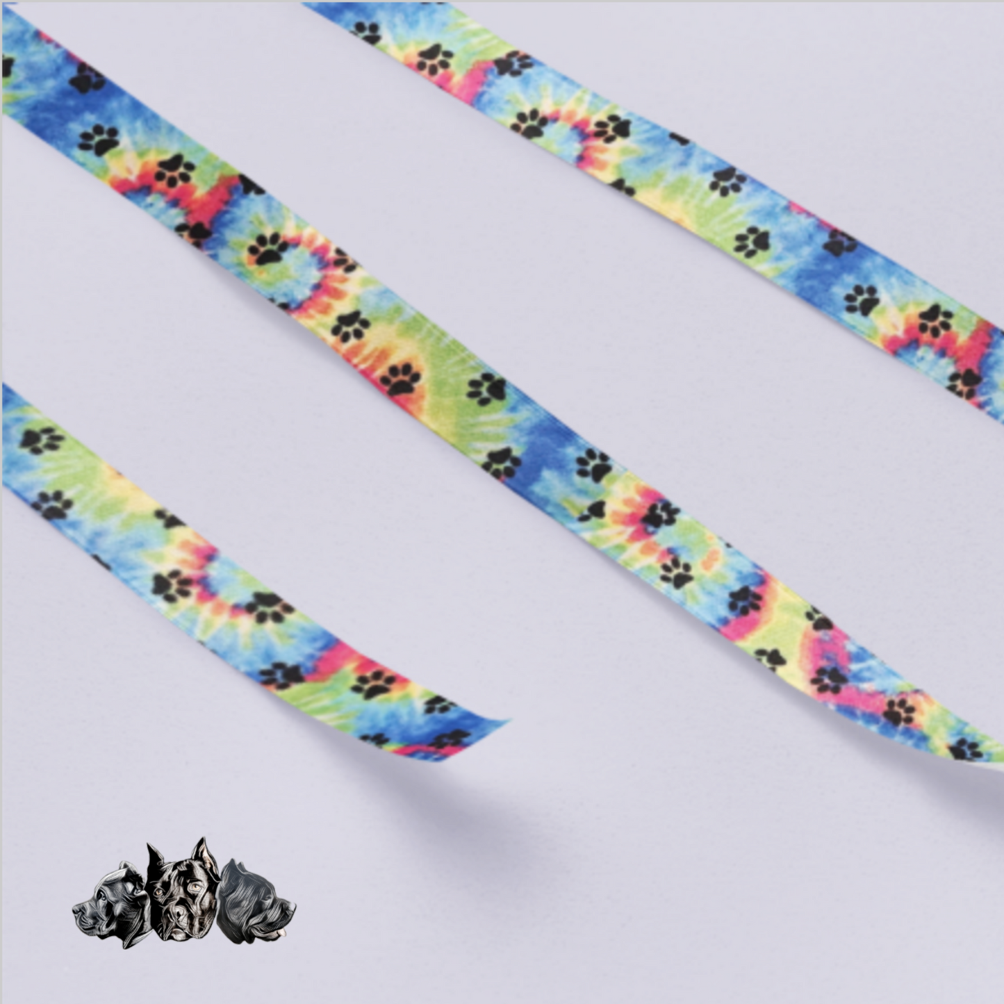 Tie Dye Paws Collar