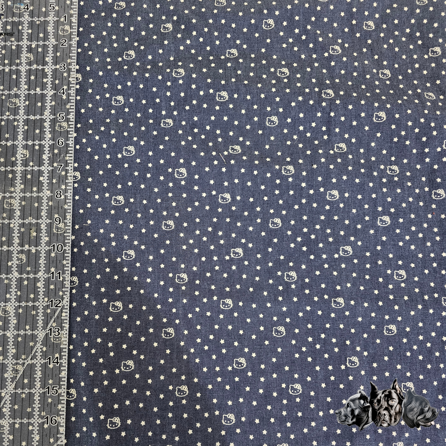 Pre Made Medium Hello Kitty Jean Collar