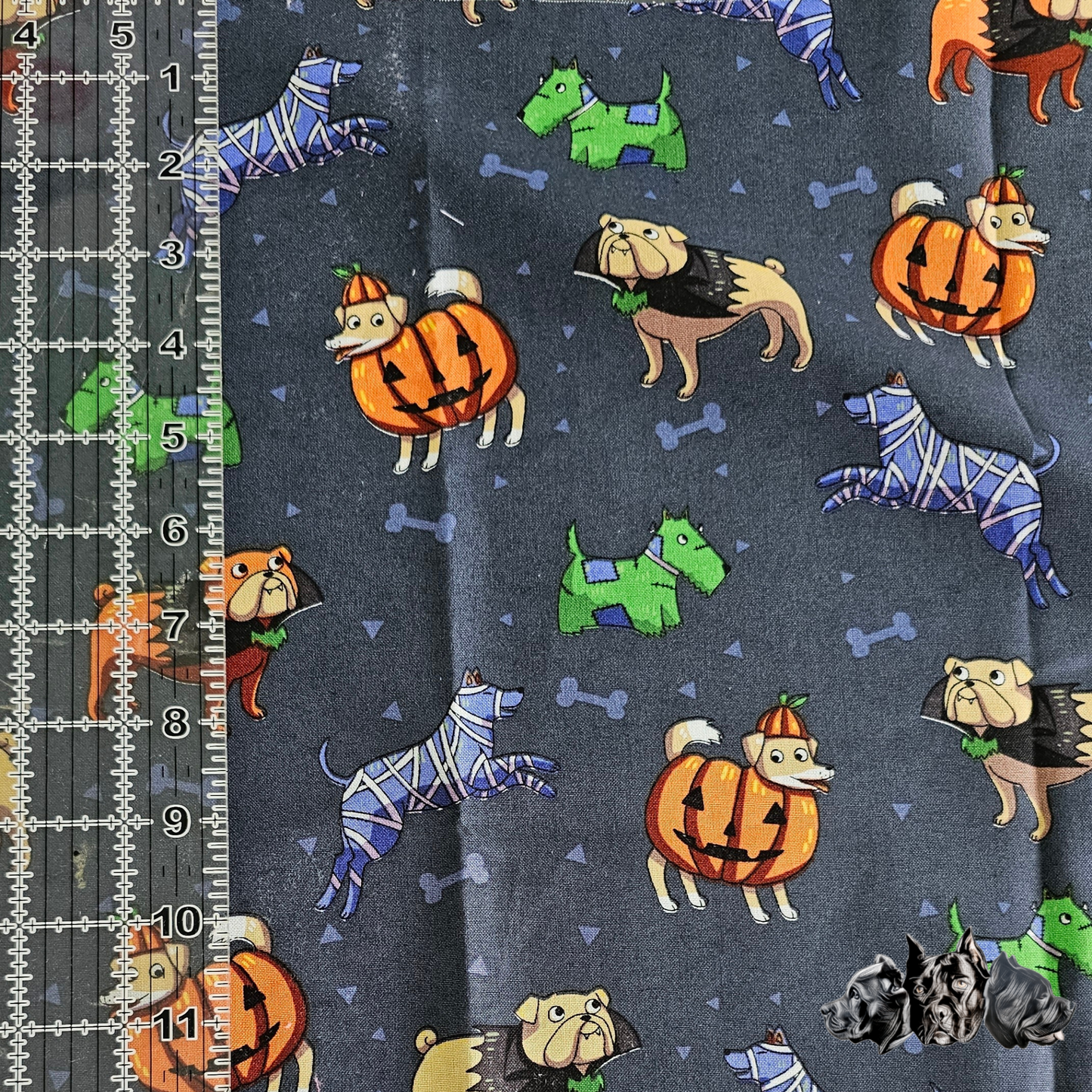 Halloween Doggies Scrunchie