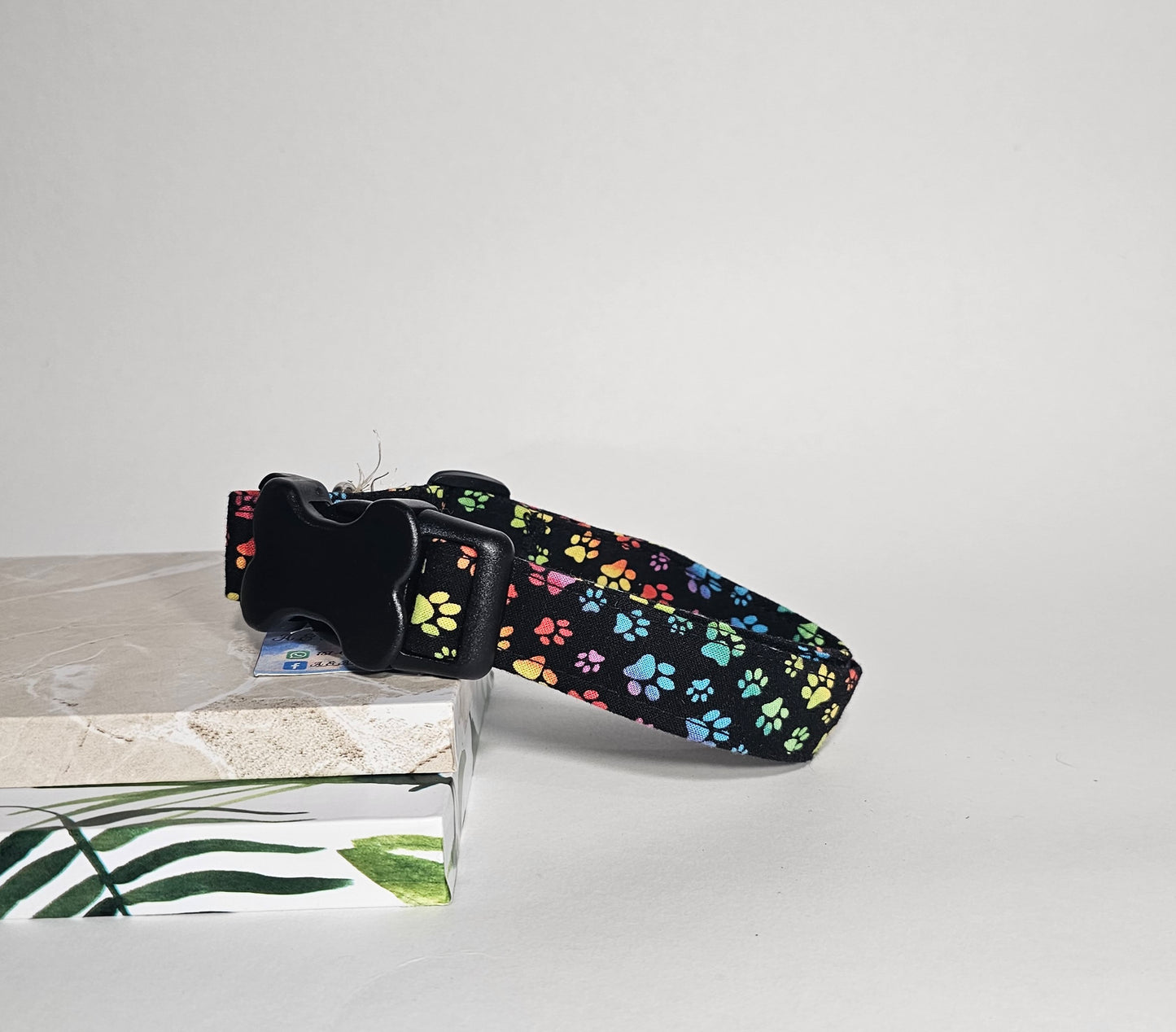 Pre Made Large Rainbow Paws Collar