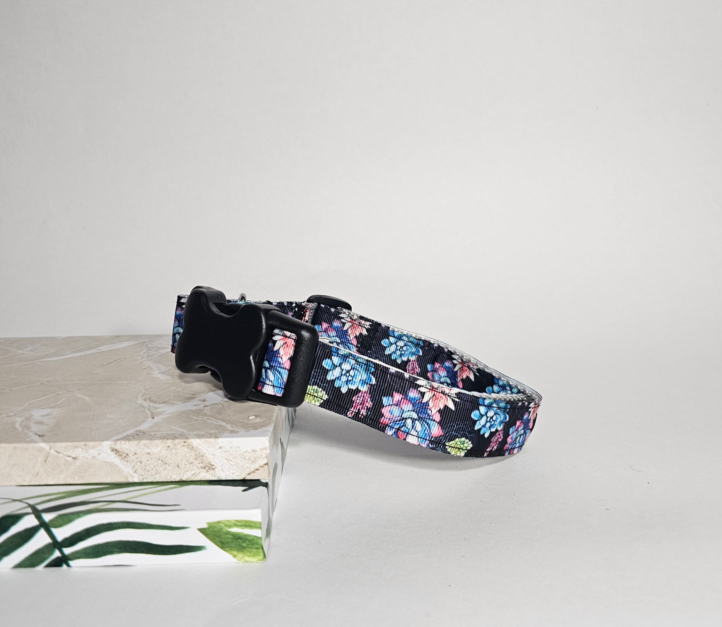 Pre Made Large Succulent Ribbon Collar