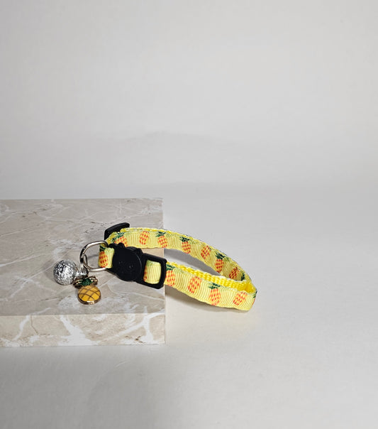 Pre Made Pineapple Cat Collar