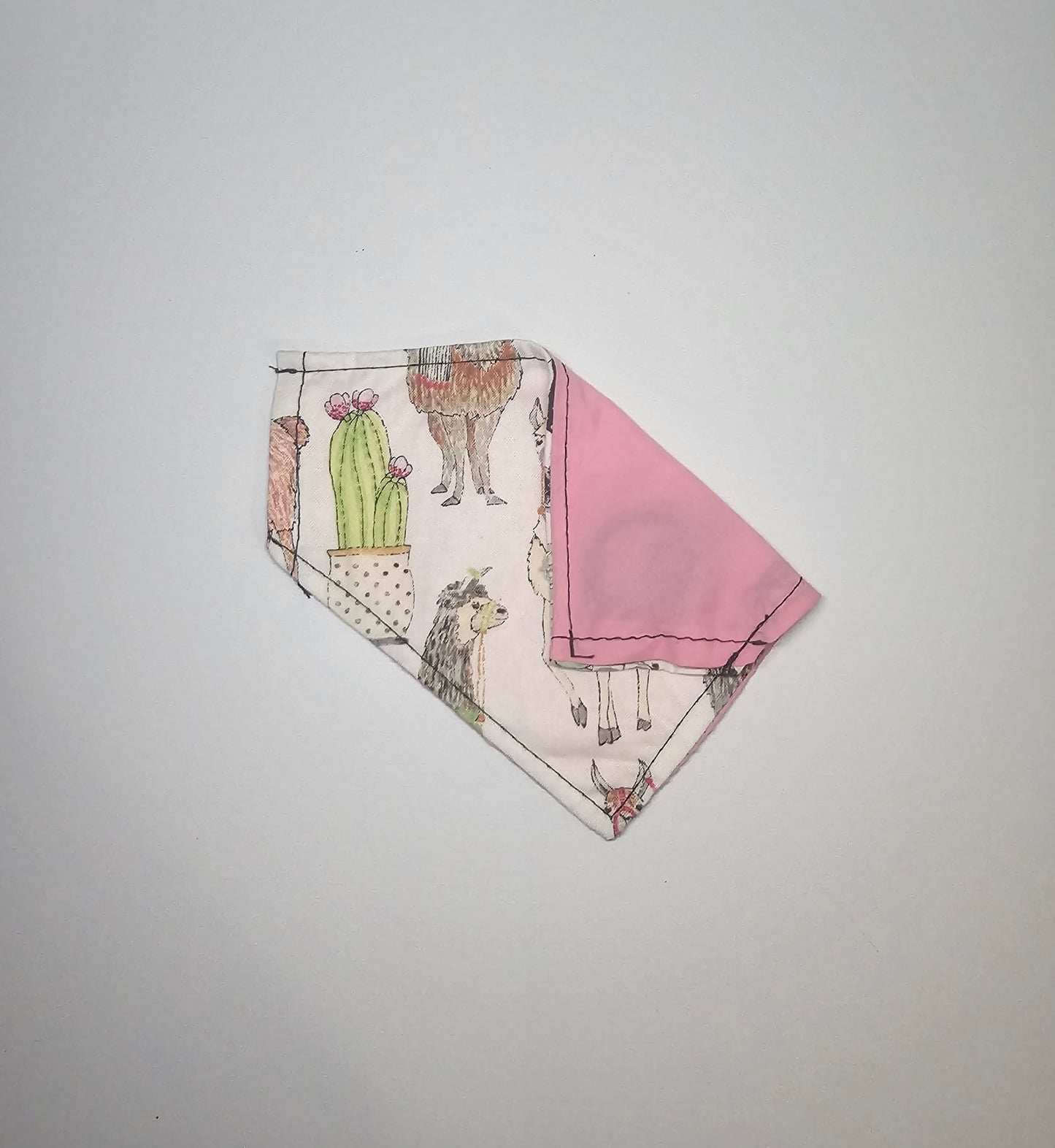 Llamas and cactus Doggy Slip On Bandana