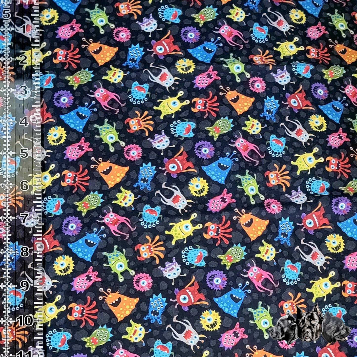 Pre Made Large Monster print Collar