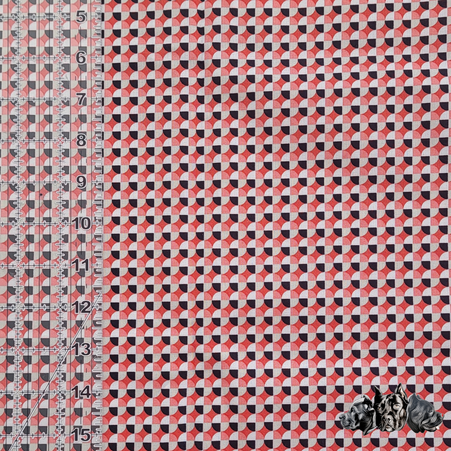 Retro Print Doggy Slip On Bandana