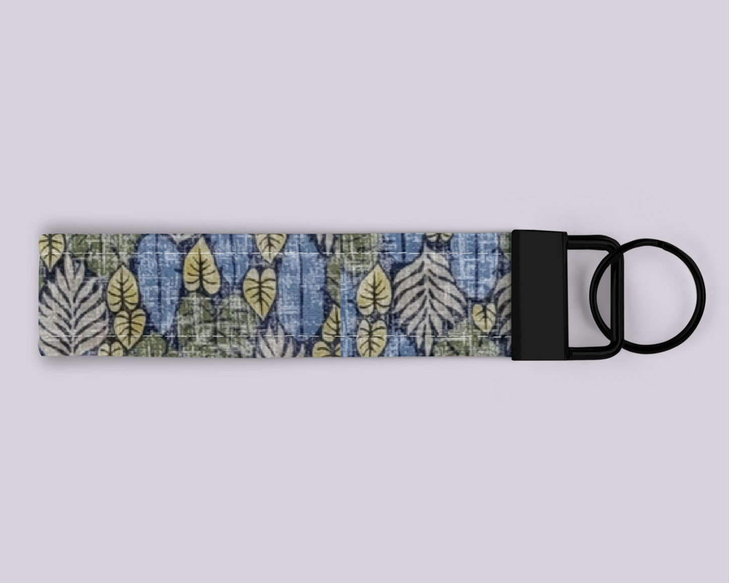 Tropical Palm Leaves Keyfob