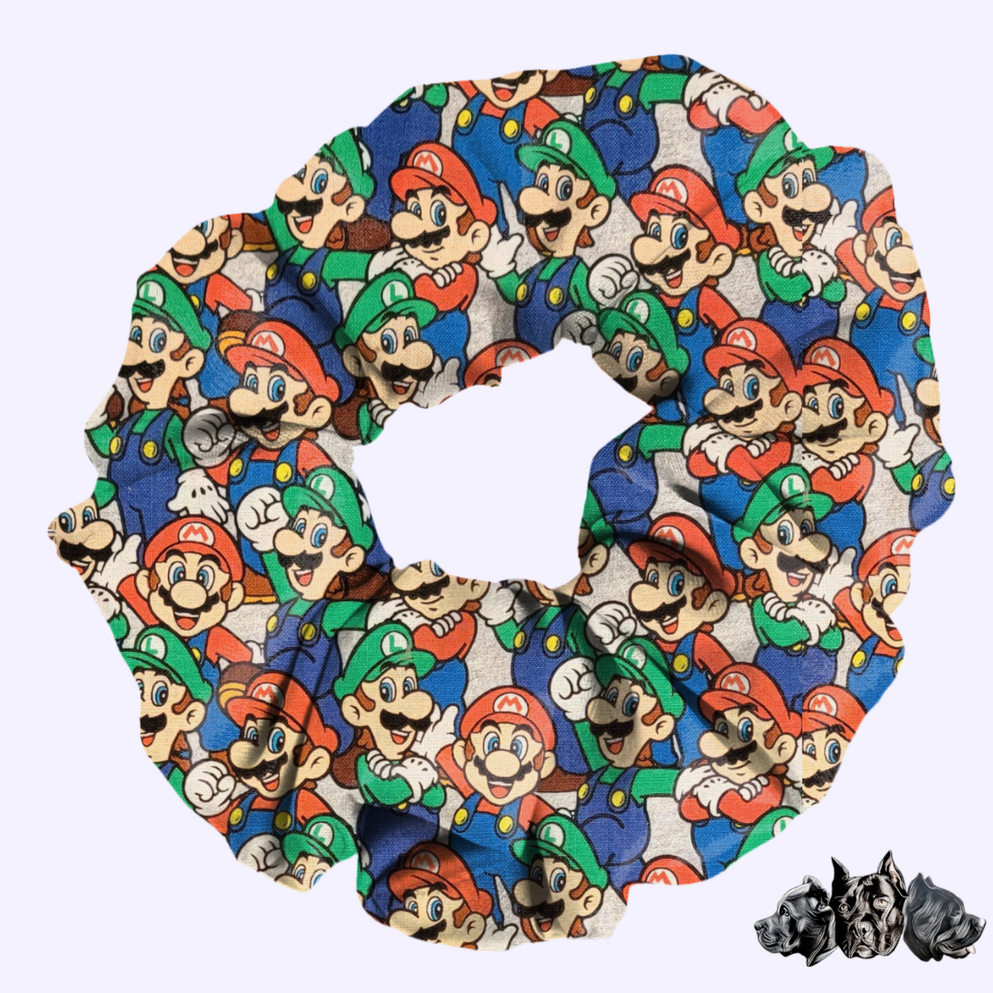 Mario and Luigi Scrunchie