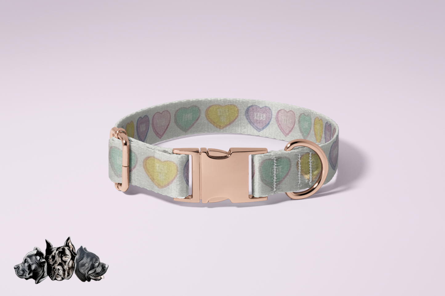 Conversation Hearts Collar