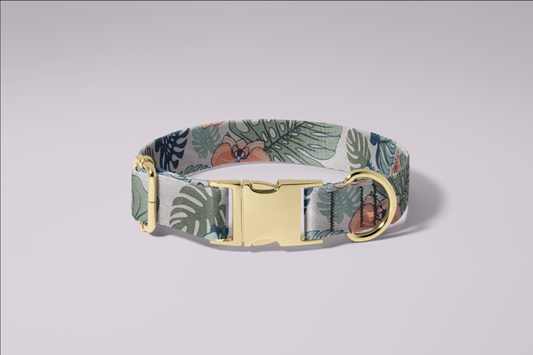 Green Monstera Collar