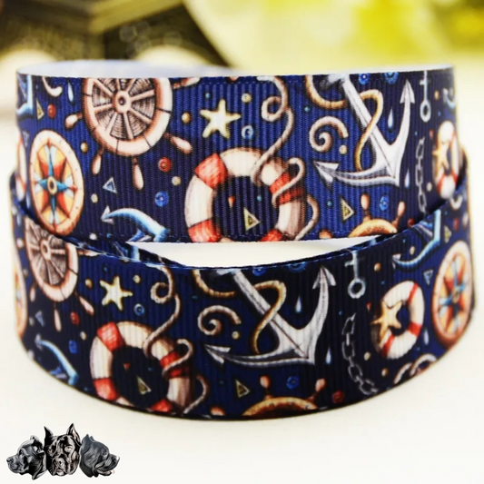 Nautical Ribbon Collar