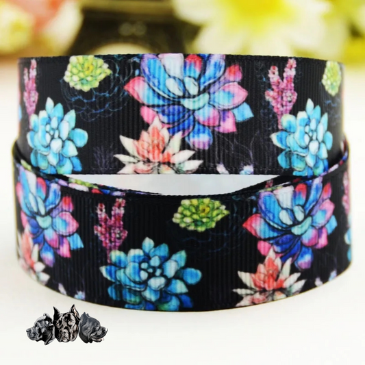 Succulent Ribbon Collar