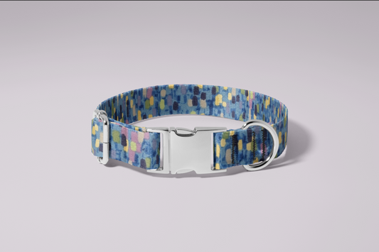 Blue Impressionist Collar