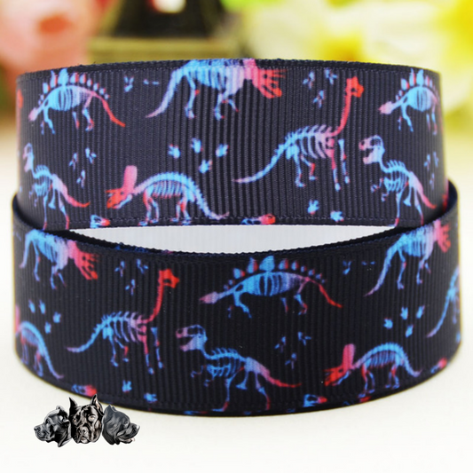 Dinosaur Ribbon Collar