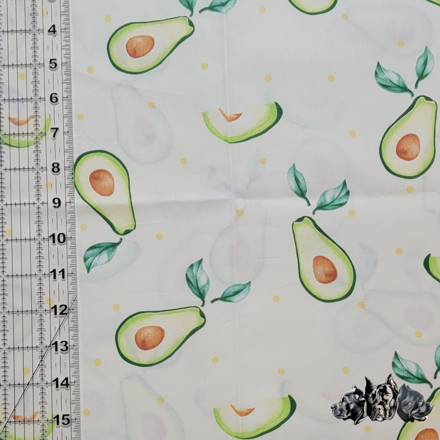 Avocado Doggy Slip On Bandana