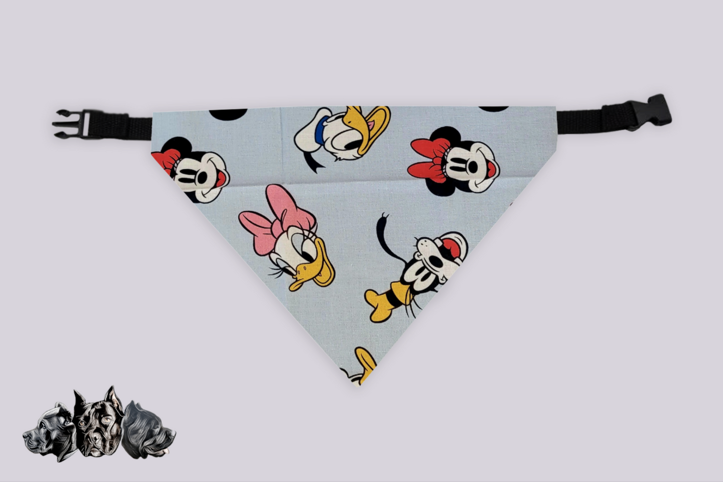 Mickey and Friends Faces Doggy Slip On Bandana