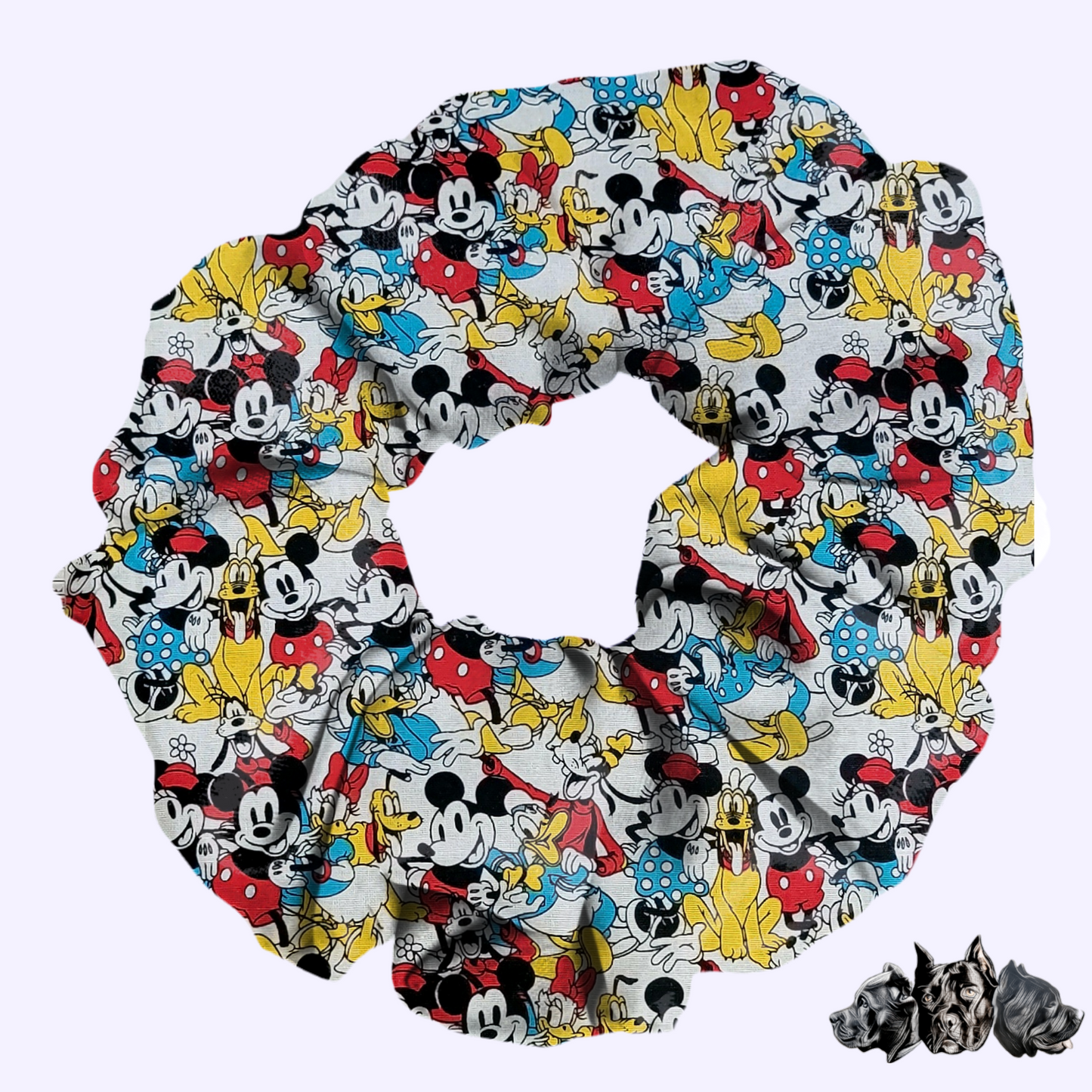 Colorful Mickey Scrunchie