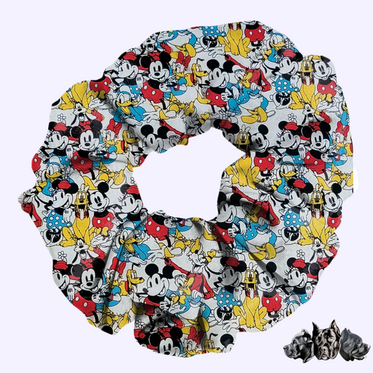 Colorful Mickey Scrunchie