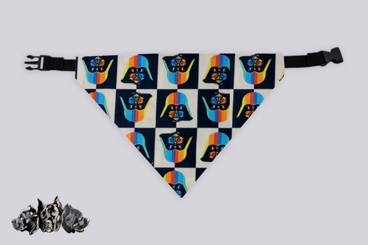 Rainbow Vader Doggy Slip On Bandana