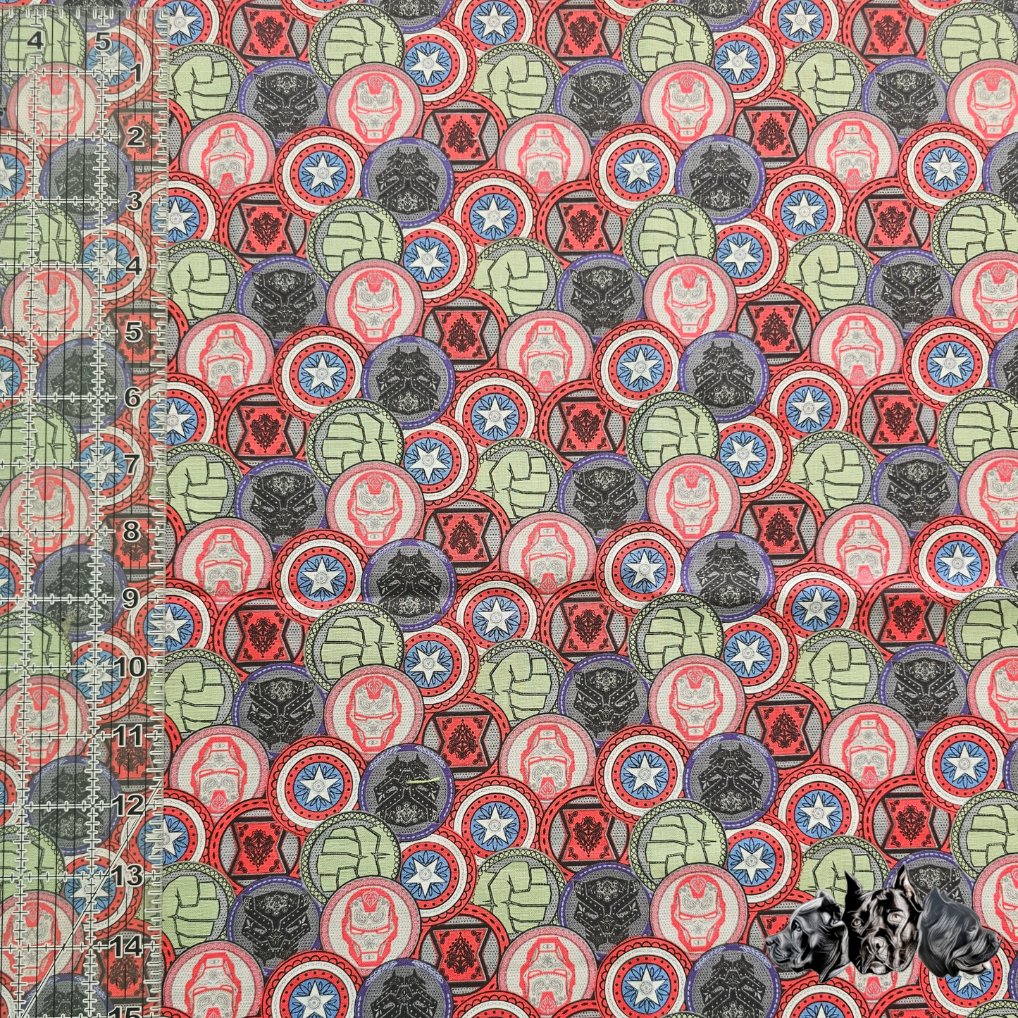 Marvel Super Hero Shield Scrunchie