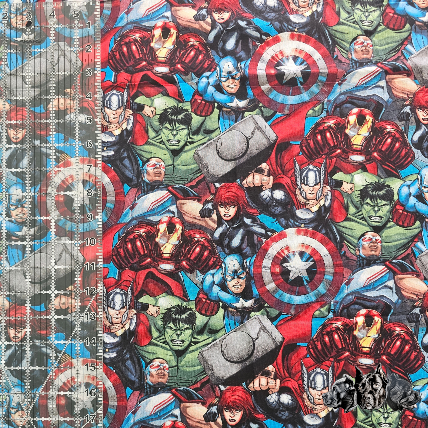 Marvel Super Hero Shields Doggy Slip On Bandana